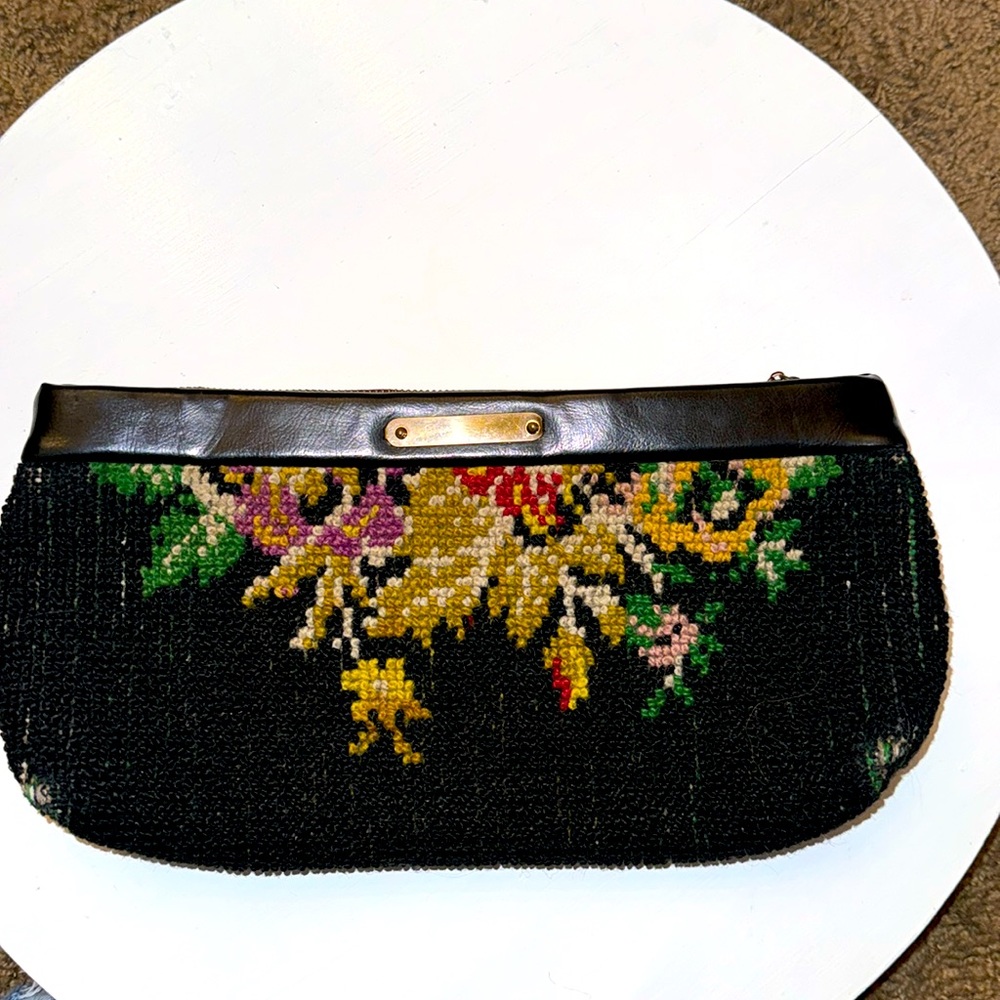 🖤🩷 vintage clutch tapestry purse 🩷🖤